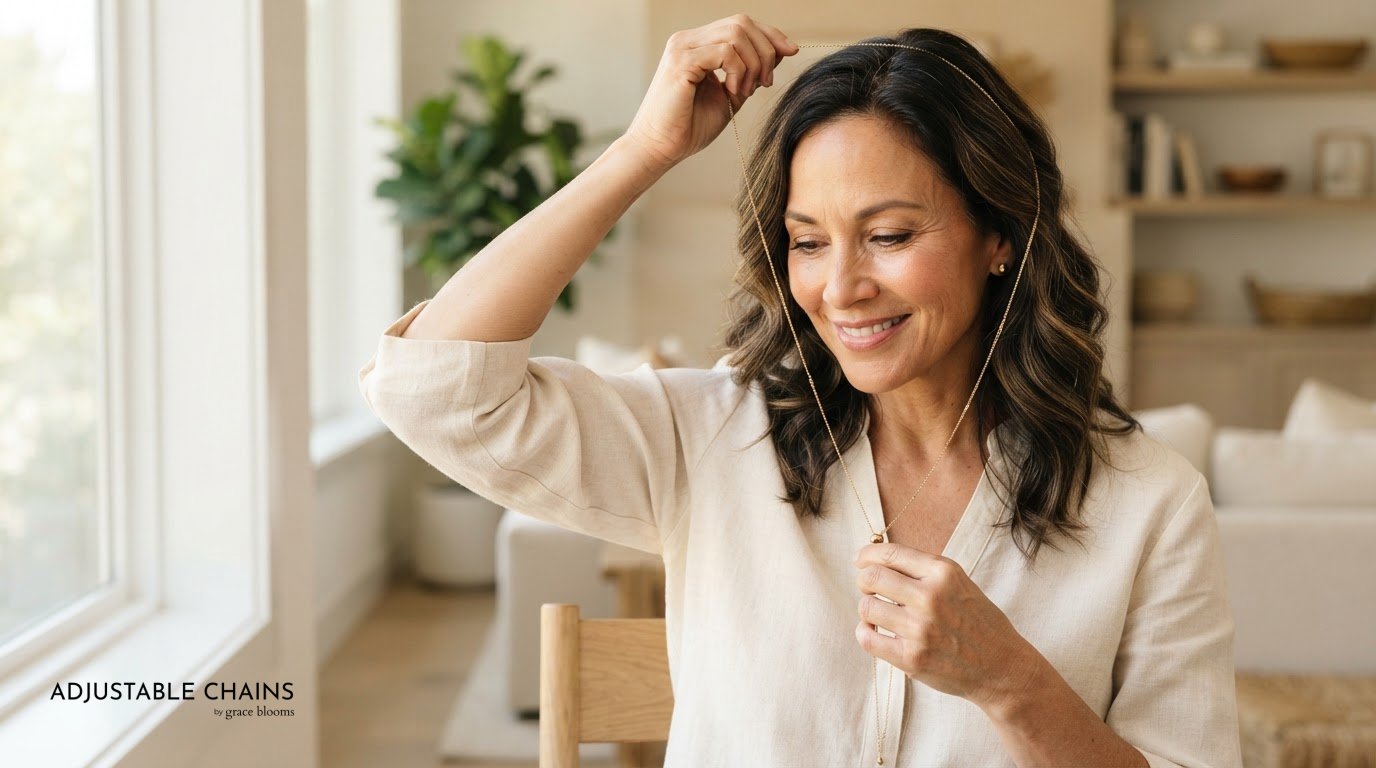How to Wear a Necklace Without Using the Clasp: An Easy Adjustable-Chain Method
