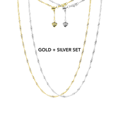 Addie Adjustable Set, Gold and Silver