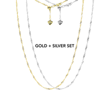 Addie Adjustable Set, Gold and Silver