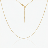 Tessa Adjustable Threader Cable Chain 23" (Gold)