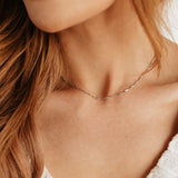 Addie Adjustable Chain 24" (Silver)