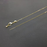 Tessa Adjustable Threader Cable Chain 23" (Gold)