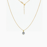 Tessa Brilliant CZ Adjustable Necklace (Gold)