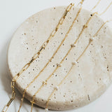 Meg Station Adjustable Necklace (Gold)