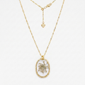 Snow Lace Wildflower Adjustable Necklace