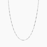 Addie Adjustable Chain 24" (Silver)