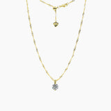 Addie Brilliant CZ Adjustable Necklace (Gold)