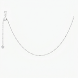 Addie Adjustable Necklace Extender (Silver)