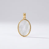 Mother of Pearl Tree of Life Pendant (Gold)