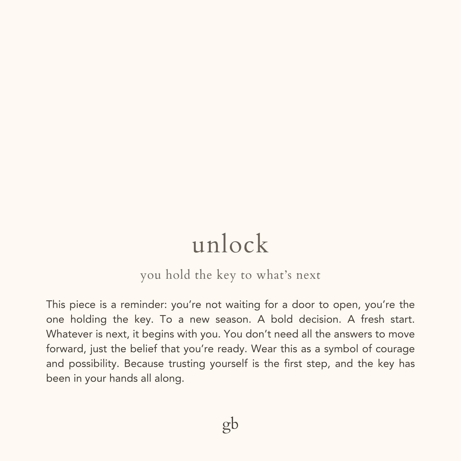Key Charm (Silver)