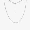Bella Adjustable Box Chain 22" (Sterling Silver)
