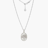 Mother of Pearl Tree of Life Pendant (Silver)