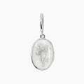 Birth Flower Charm (Silver)