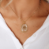 Snow Lace Wildflower Adjustable Necklace