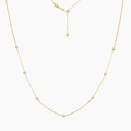 Meg Station Adjustable Necklace (Gold)