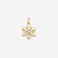Simple CZ Snowflake Charm