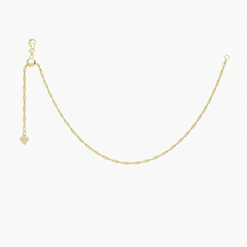 Addie Adjustable Twist Extender 10" (Gold)