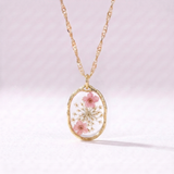 Blush Meadow Wildflower Adjustable Necklace