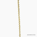 Tessa Adjustable Threader Cable Chain 23" (Gold)