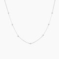 Meg Station Necklace (Silver)