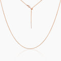 Tessa Adjustable Threader Cable Chain 19" (Rose Gold)