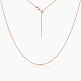 Tessa Adjustable Threader Cable Chain 19" (Rose Gold)