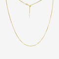 Bella Adjustable Box Chain 22" (Gold)
