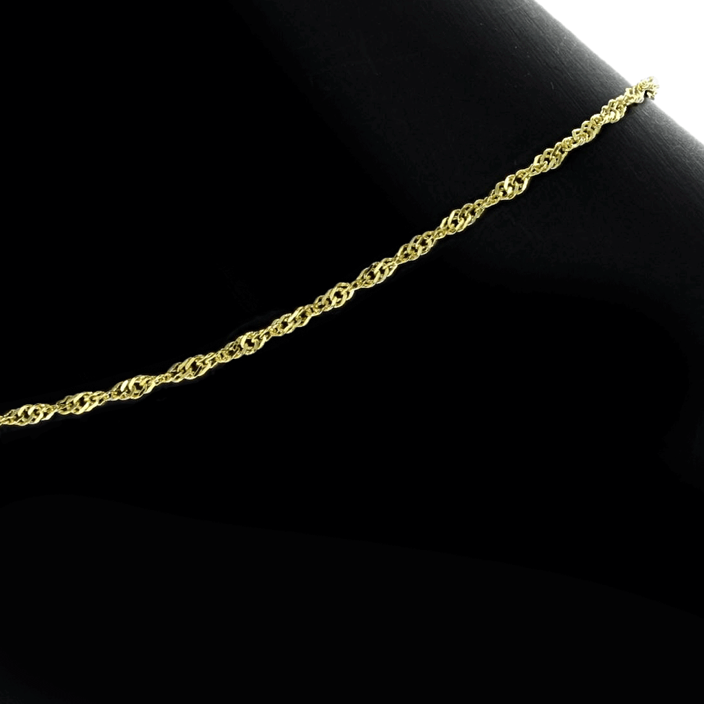 Addie Adjustable Anklet (Gold) - view 5