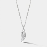 Angel Wing Adjustable Necklalce (Silver)